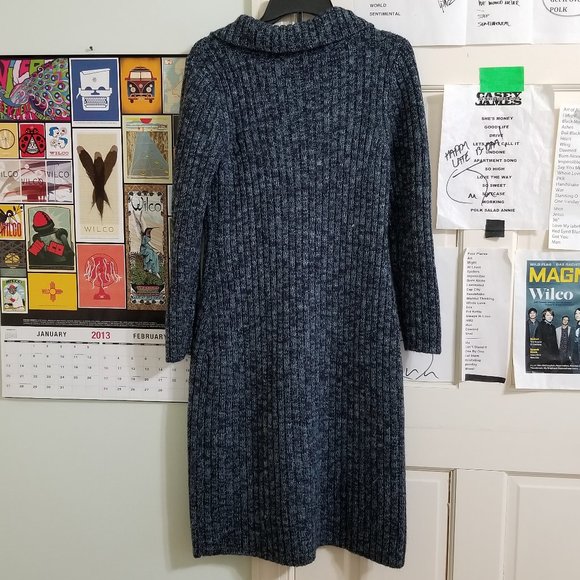 Moda International sweater Medium toggle button long cardigan duster knit Y2K - Picture 2 of 12